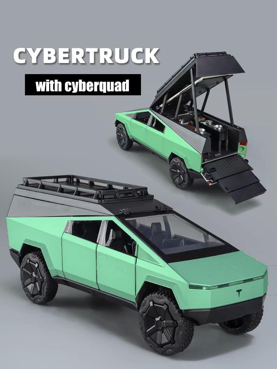 Die-cast Model - Tesla Pickup Classic | Green